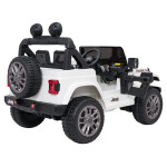 Elektrické autíčko Jeep Wrangler Rubicon Lift 4x4, 24V - biele